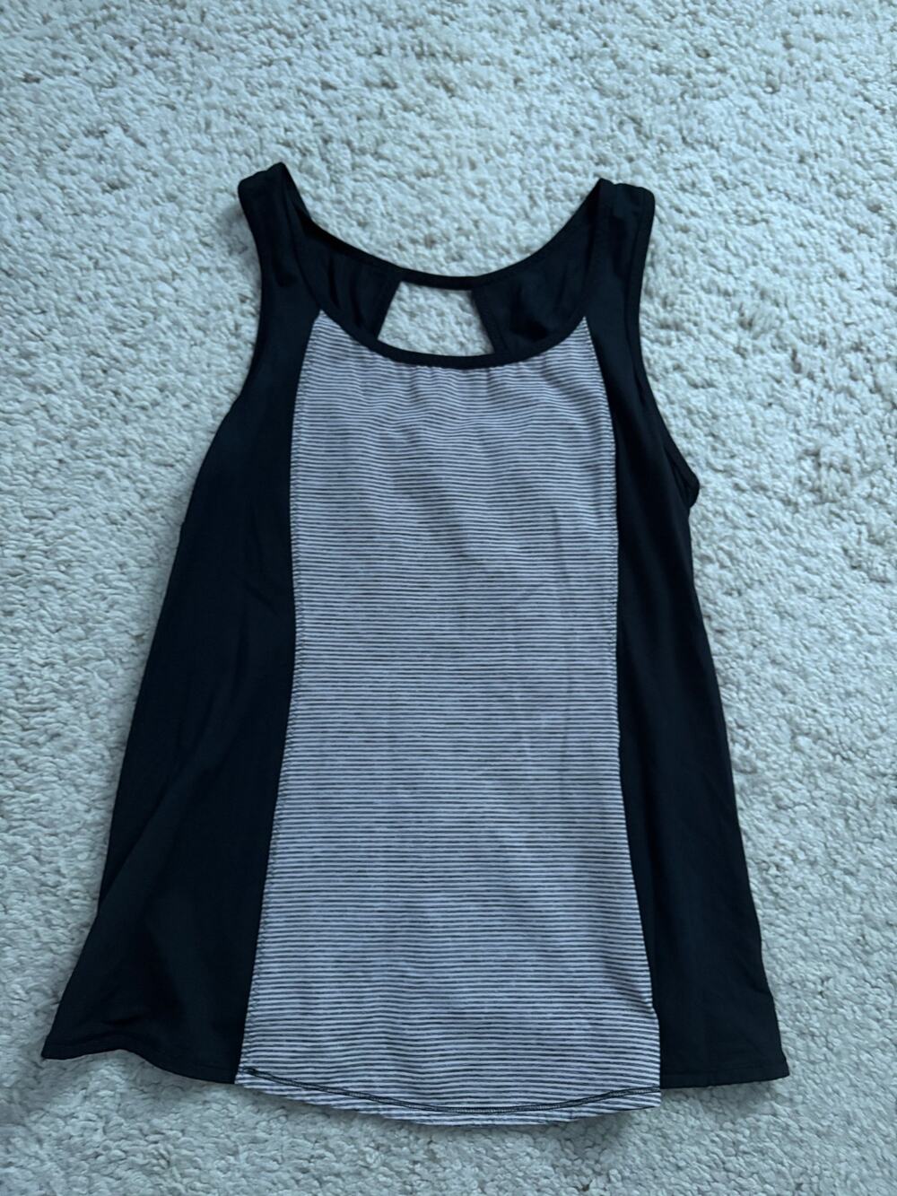 LULULEMON Retro Black and White Tank